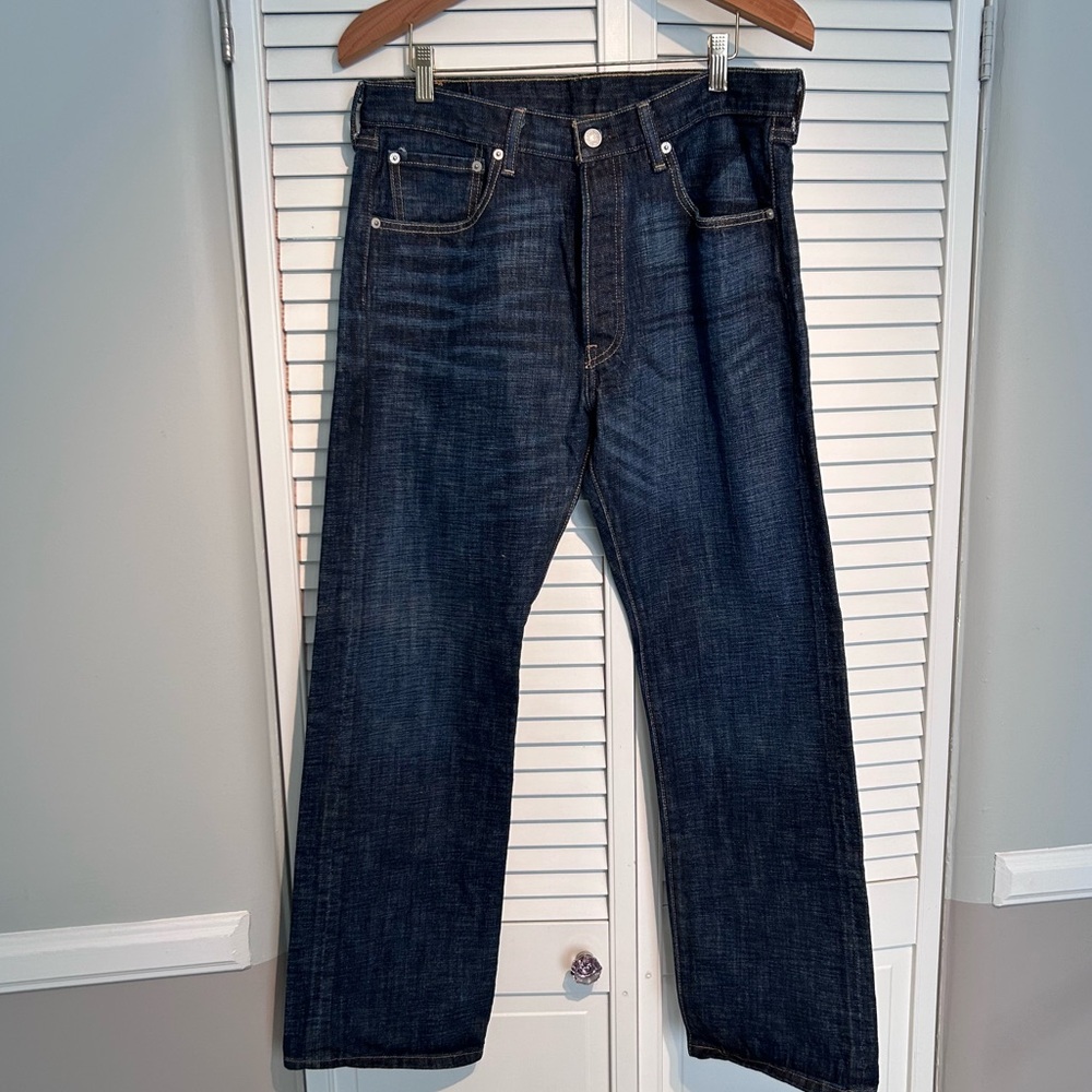 Levi's Men's Straight Jeans - Dark Blue